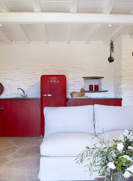 Red 3 beach houses <br> Tinos